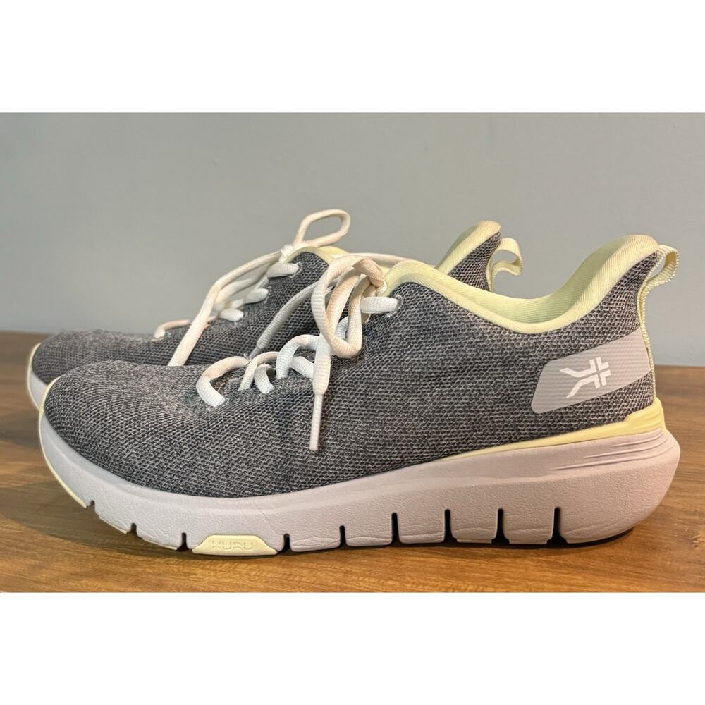 Kuru Flex Via Womens Size 7 Gray White Athletic Running Walking Shoes Sneakers